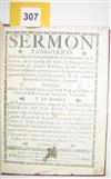 (MEXICO--1691.) Palavicino y Villarasa, Francisco. Sermon Panegyrico: Predicado, á la soleminidad de el patrocinio de N. Señora.